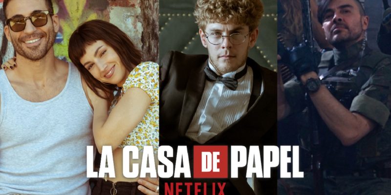 personajes de la casa de papel